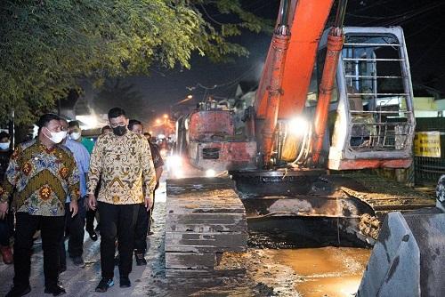 Pengerjaan Drainase di Jalan Sei Belutu Selesai Dalam Waktu Kurang 10 Hari